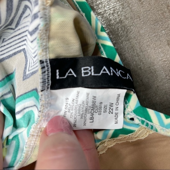La Blanca Multicolored Tankini size 22W - Picture 14 of 15